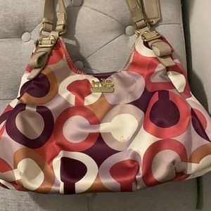 Rare COACH Madison Maggie Opt Art purse